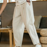 Cancún - Calça Pantalona em Algodão