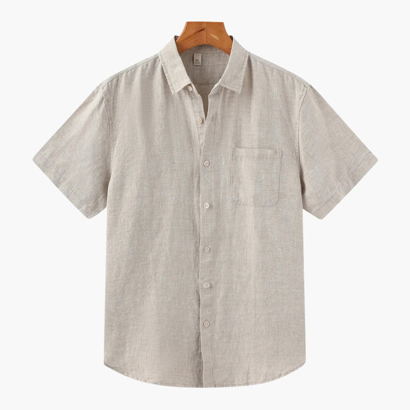 Cape Town - Camisa em Linho (Manga Curta)