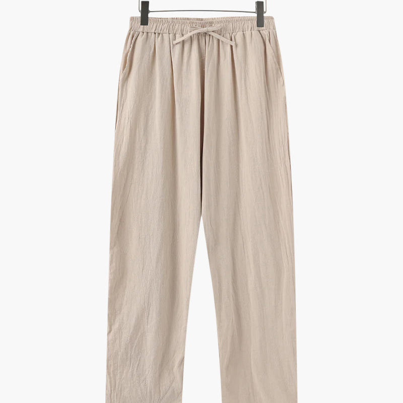 Calça de Linho Masculina Old Money — Elegância Atemporal