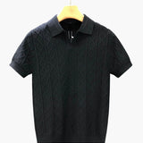 Polo Tricô Texturizado Assinatura
