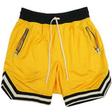 Shorts Esportivo com Cordão e Bolso Zíper