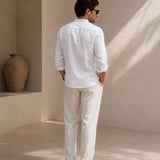 Camisa Gola Mandarim