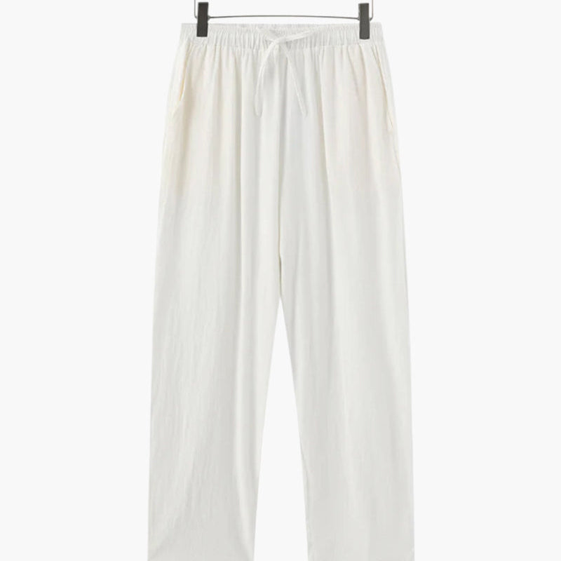 Calça de Linho Masculina Old Money — Elegância Atemporal