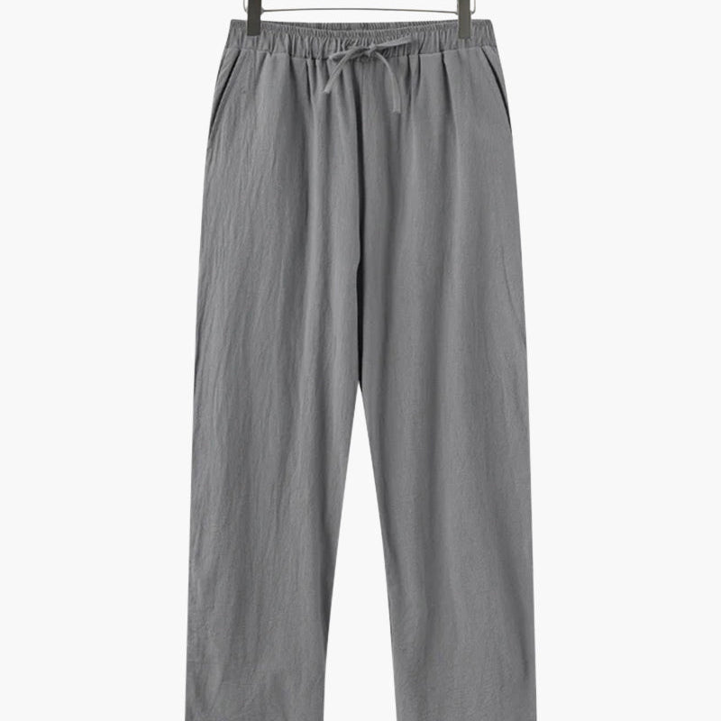 Calça de Linho Masculina Old Money — Elegância Atemporal