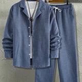 Conjunto Masculino Gola Cubana Texturizada