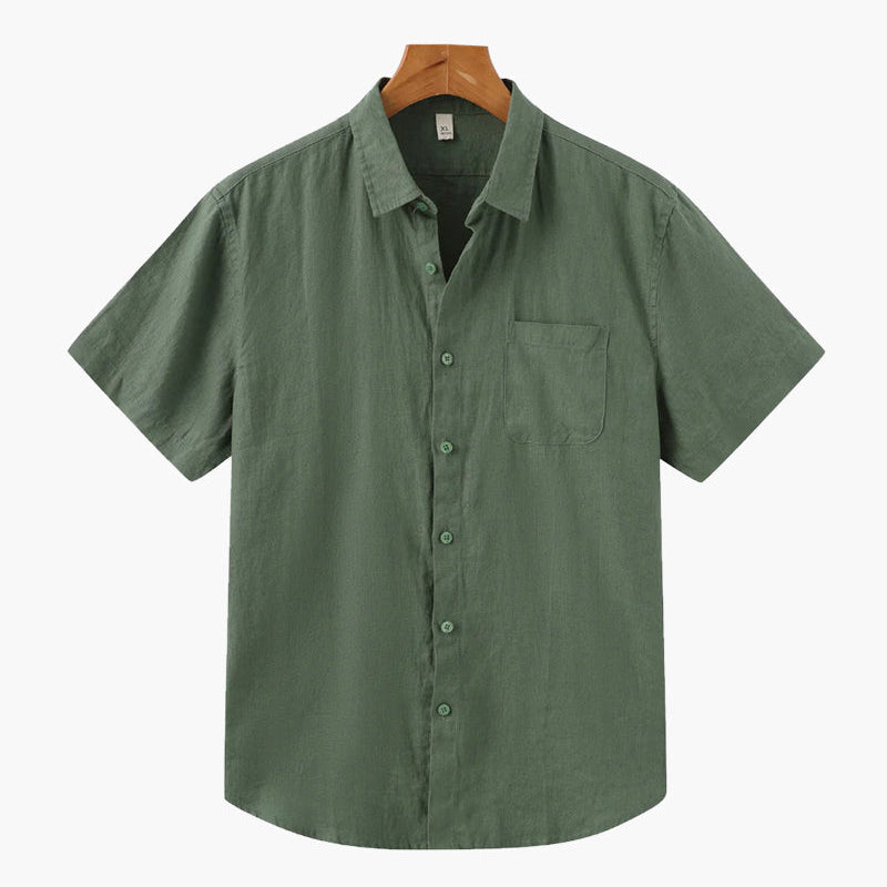 Cape Town - Camisa em Linho (Manga Curta)