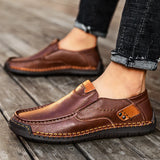 Mocassim Leandro Premium em Couro Legítimo