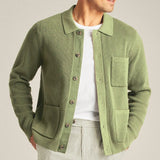 Cardigan Tricô Luxe Evergreen