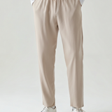 Calça de Linho Masculina Old Money — Elegância Atemporal