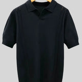 Polo Tricô Seda Gelada Branca