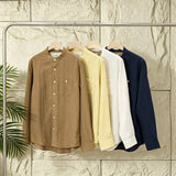 Camisa Gola Mandarim
