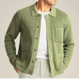 Cardigan Tricô Luxe Evergreen