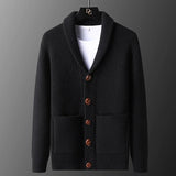 Cardigan Linden Tricô Grosso em Lã