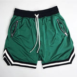 Shorts Esportivo com Cordão e Bolso Zíper