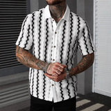 Camisa Tricô Listras Xadrez Vintage