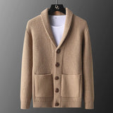 Cardigan Linden Tricô Grosso em Lã