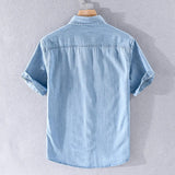Camisa Jeans Alessandro Pietra 100% Algodão