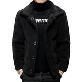 Jaqueta Masculina Acolchoada Inverno com Forro de Lã Dupla Face