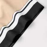 Conjunto Masculino Geométrico Branco e Bege
