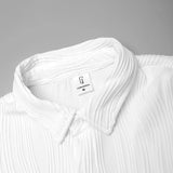 Conjunto Masculino Textura Ondulada Branco