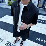 Conjunto Masculino em Linho Preto