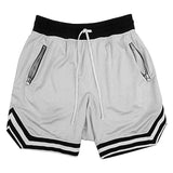 Shorts Esportivo com Cordão e Bolso Zíper