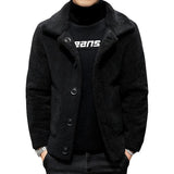 Jaqueta Masculina Acolchoada Inverno com Forro de Lã Dupla Face