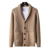 Cardigan Linden Tricô Grosso em Lã