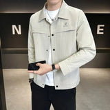 Jaqueta Masculina Slim Fit Cáqui