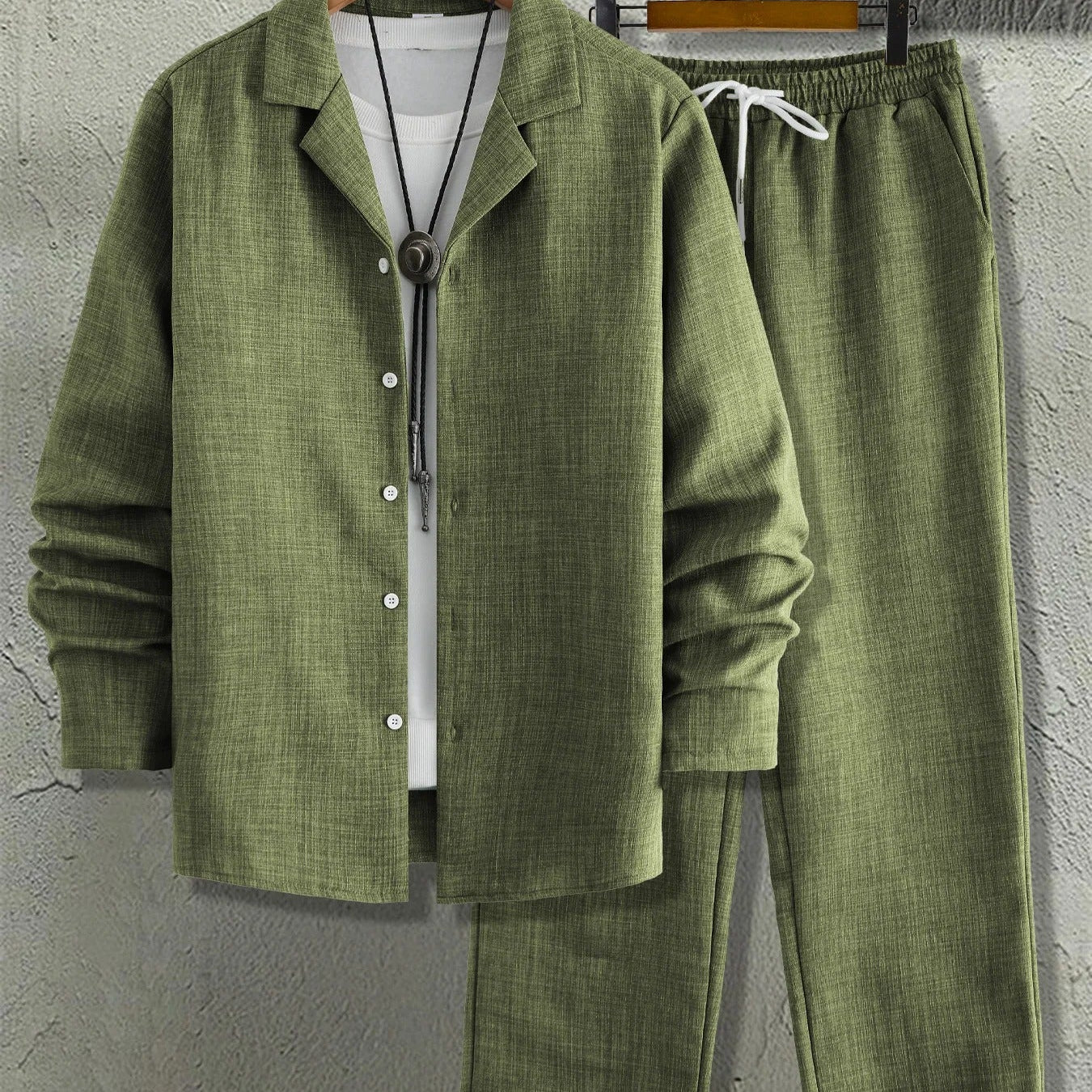 Conjunto Masculino Gola Cubana Texturizada