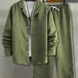 Conjunto Masculino Gola Cubana Texturizada