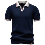 Polo Old Money Colarinho Contraste