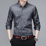 Camisa Estampada Resistente a Rugas